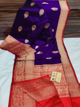 Beautiful Pure Katan Silk Handloom Banarasi Kadva Saree with Premium Quality